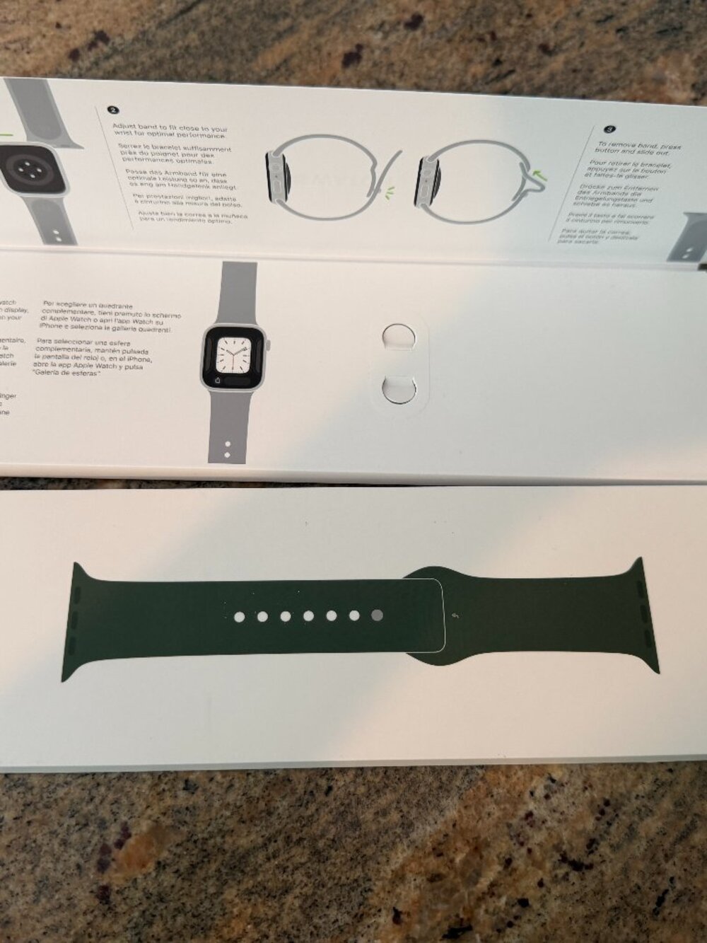 Genuine Apple Watch Sport Band Strap 41mm Clover Green